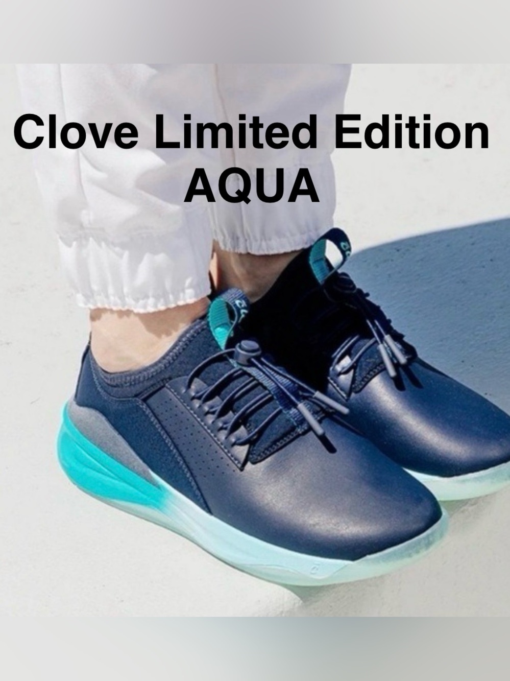 NEW CLOVE Limited Edition “AQUA” Size 8.5 women. #1 Rated Nursing Shoes!